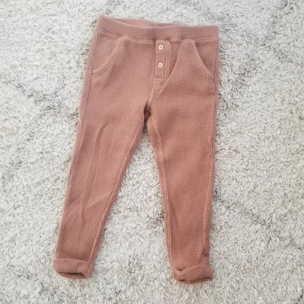2 for $12 // H&M 4T Organic Cotton waffle pants